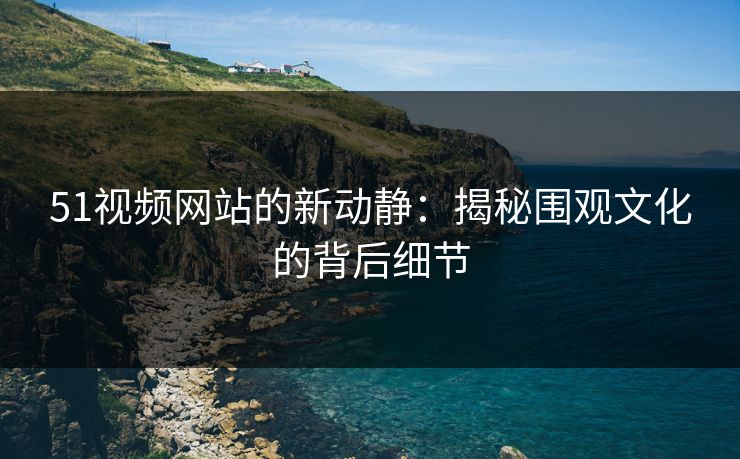 51视频网站的新动静：揭秘围观文化的背后细节